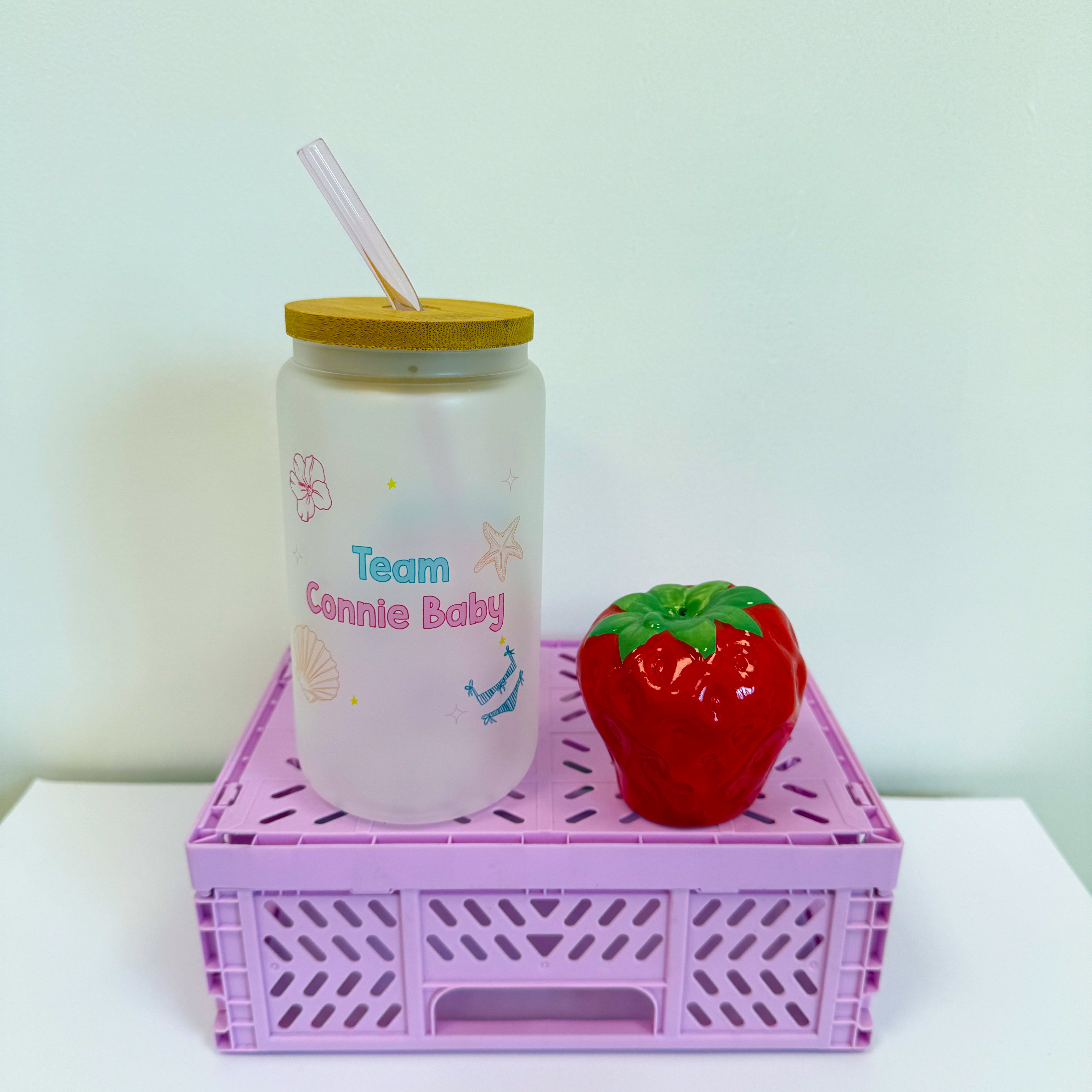 Team Connie Baby Glass Can