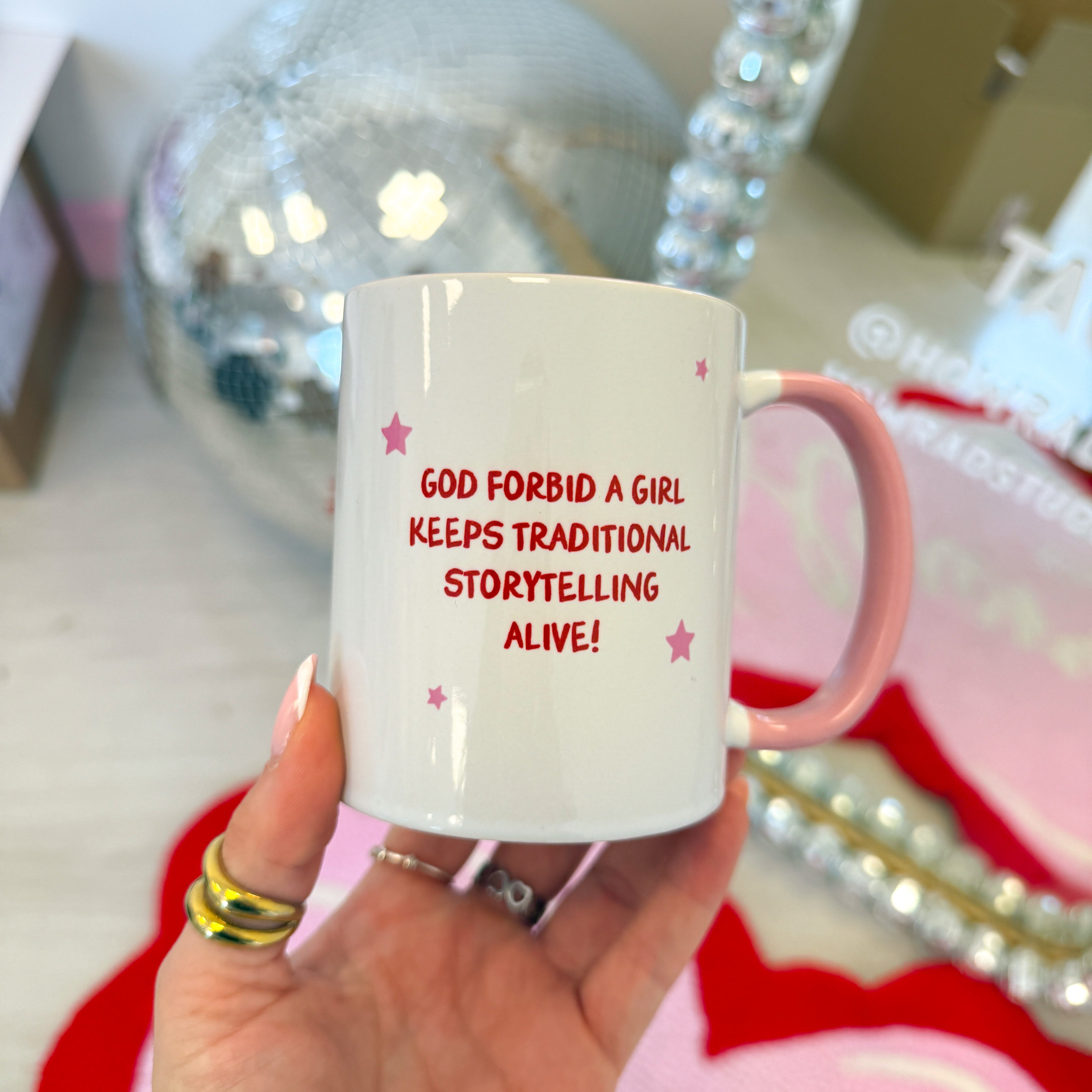 You're such a gossip mug