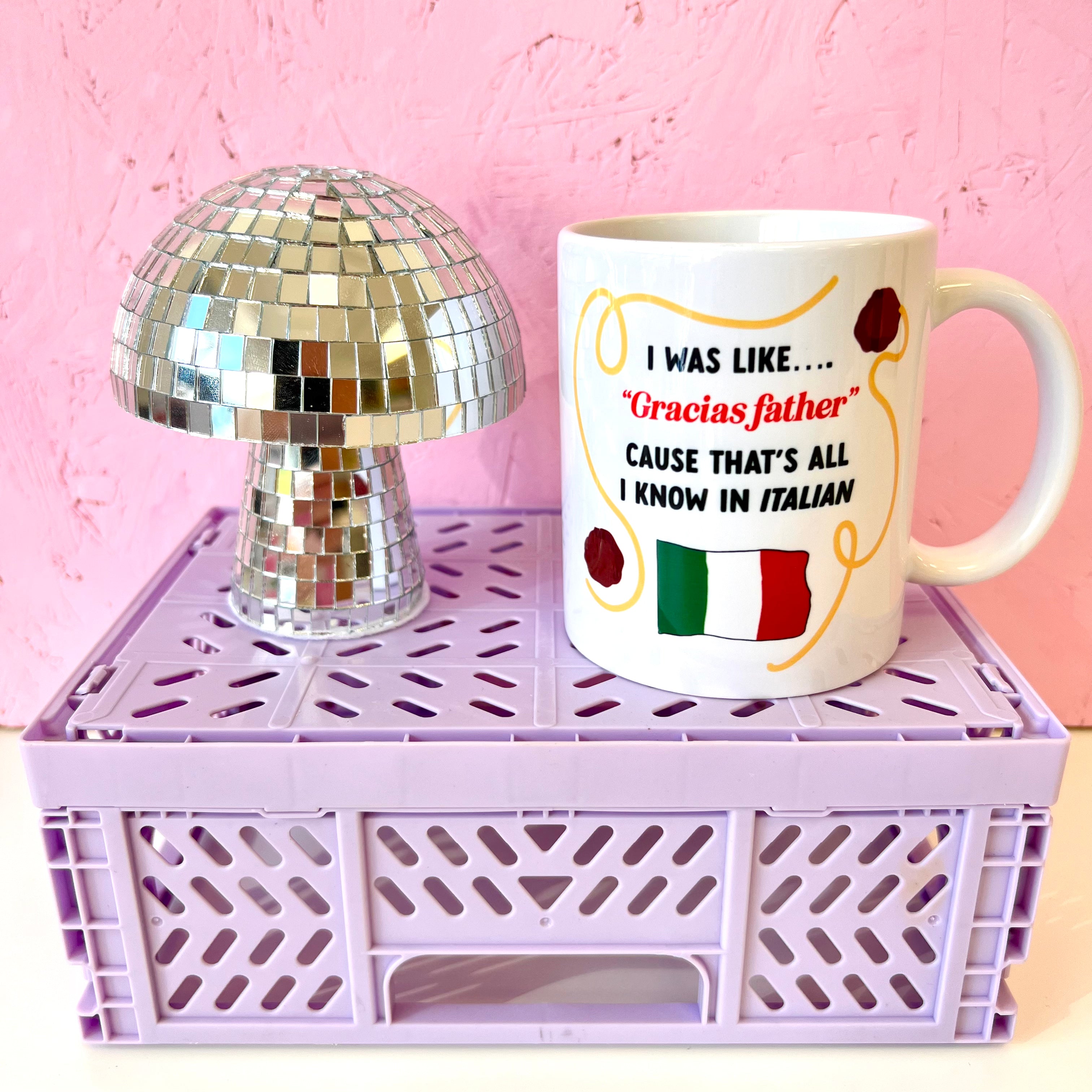 Gracias father (nearly perfect) mug
