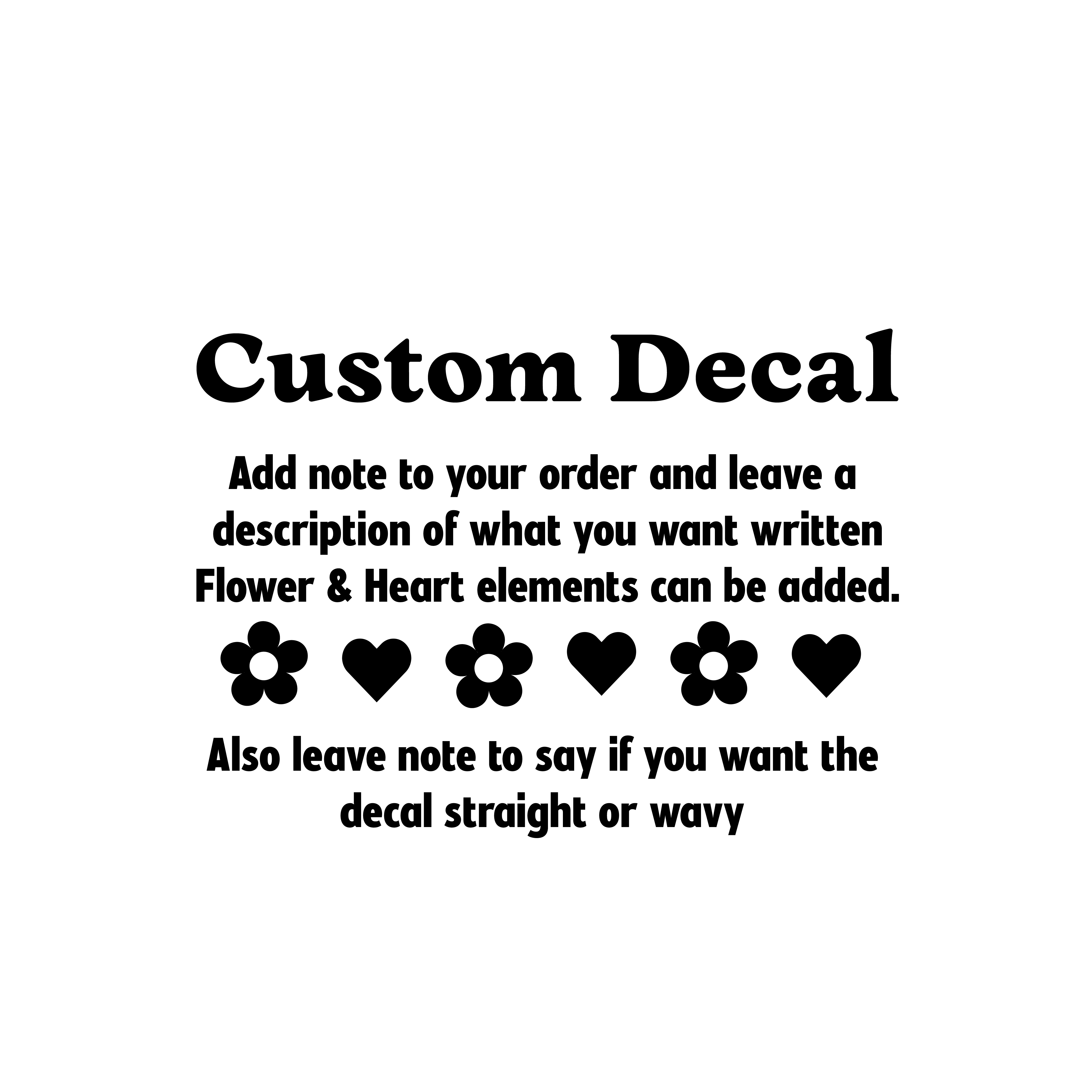 Custom Car decal