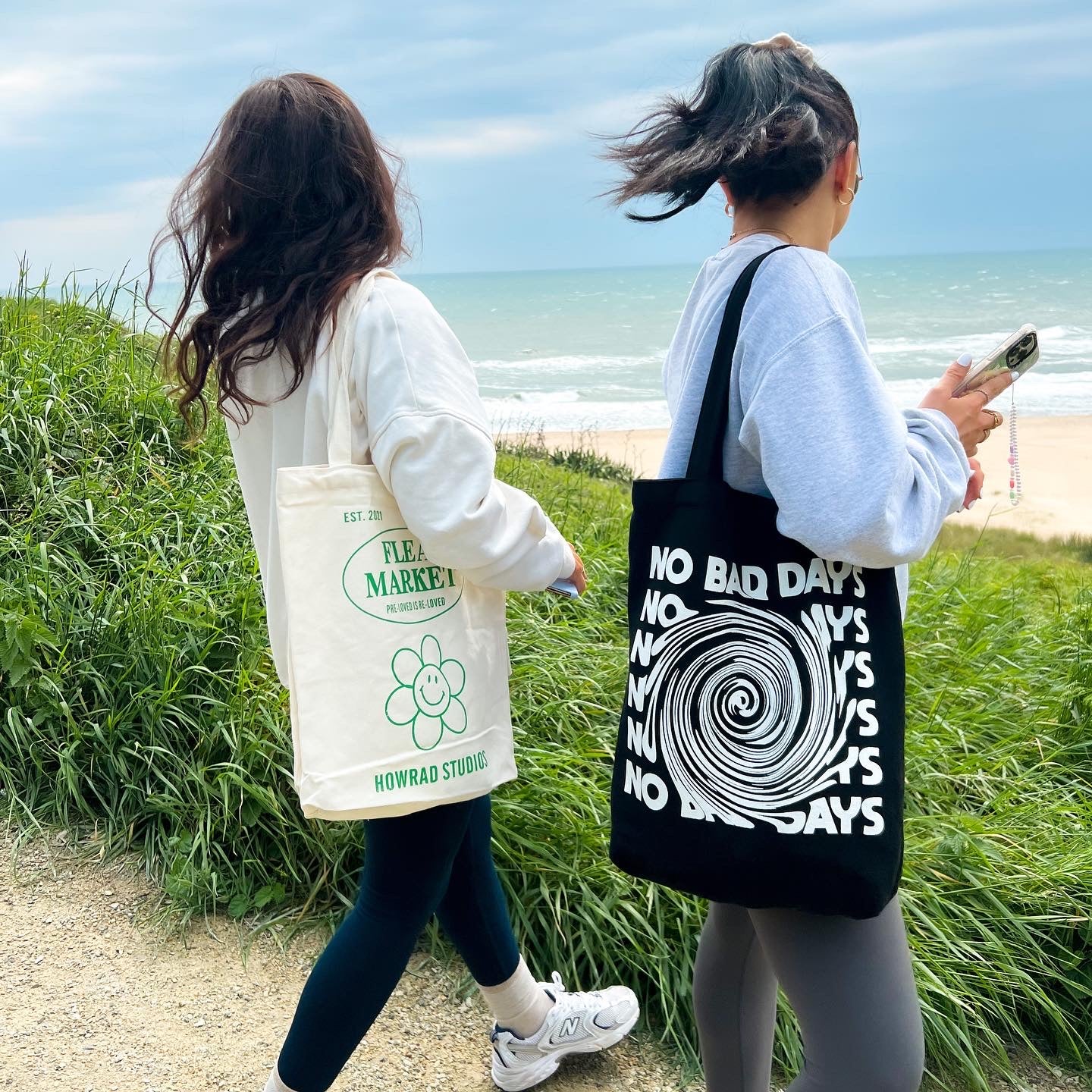 Flea market tote bag