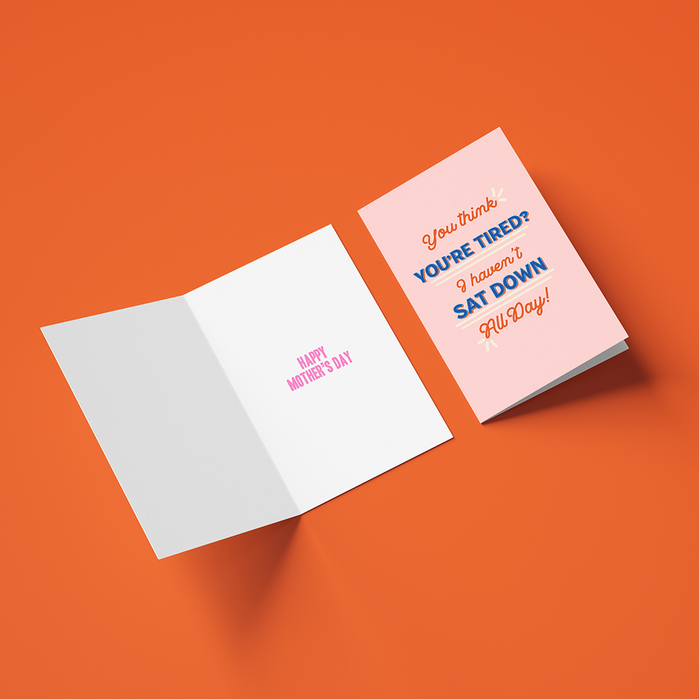 I haven't sat down Card