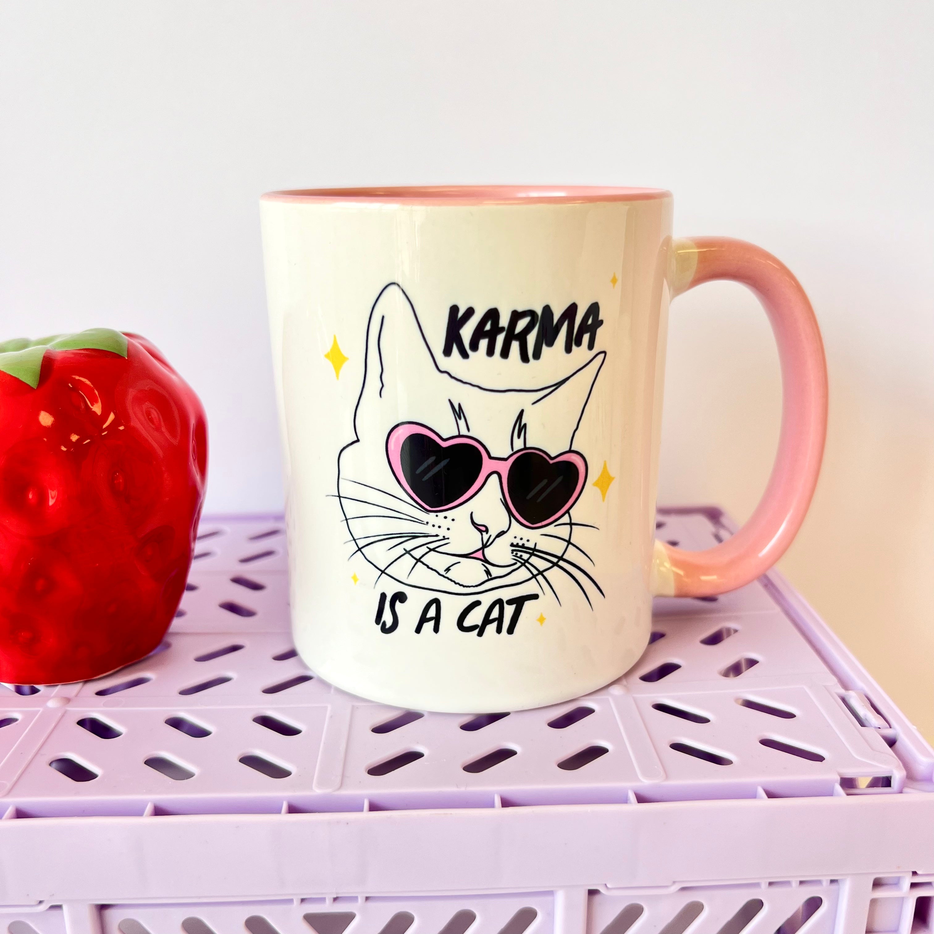 Karma is a Cat mug