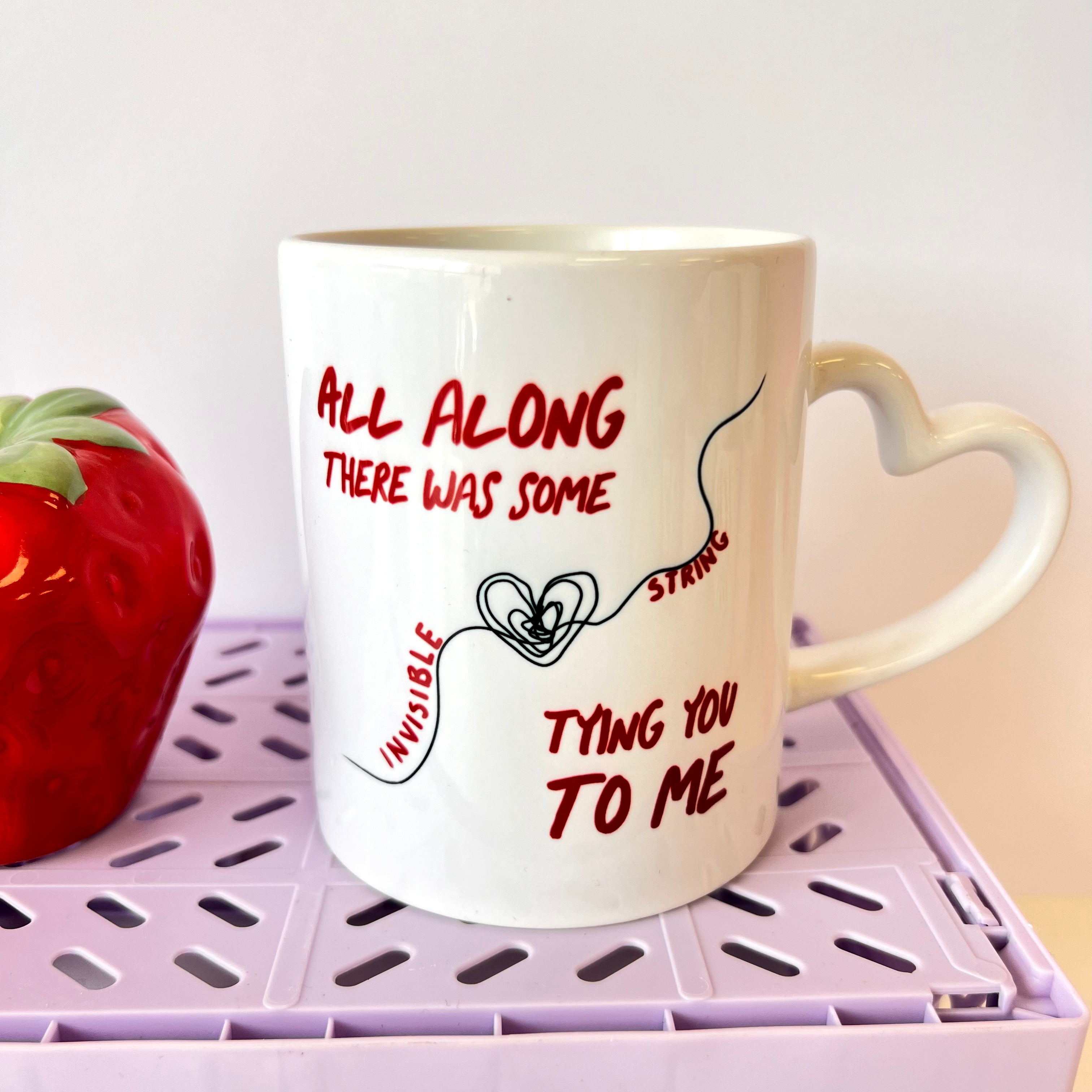 Invisible string mug