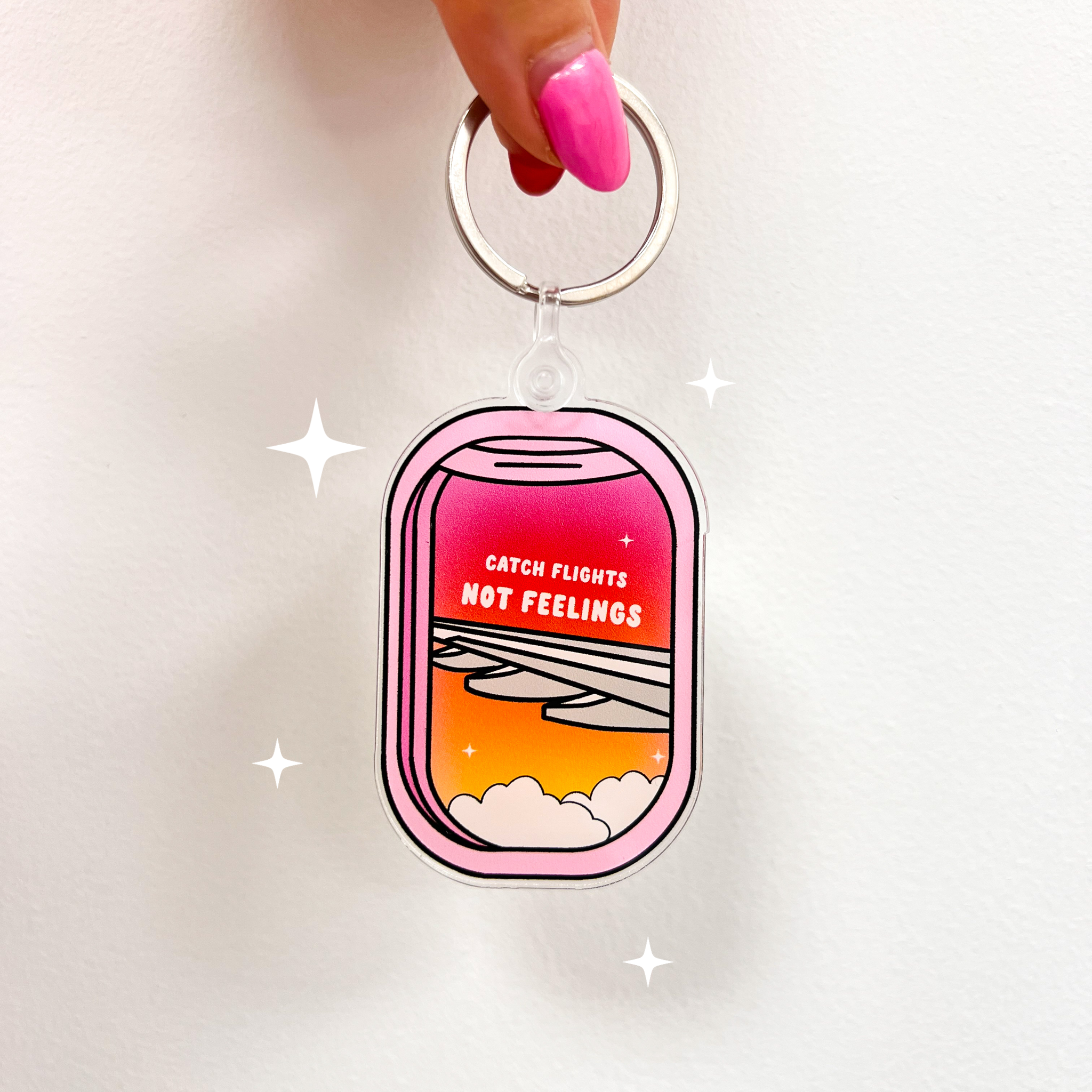 Quirky keychains sales