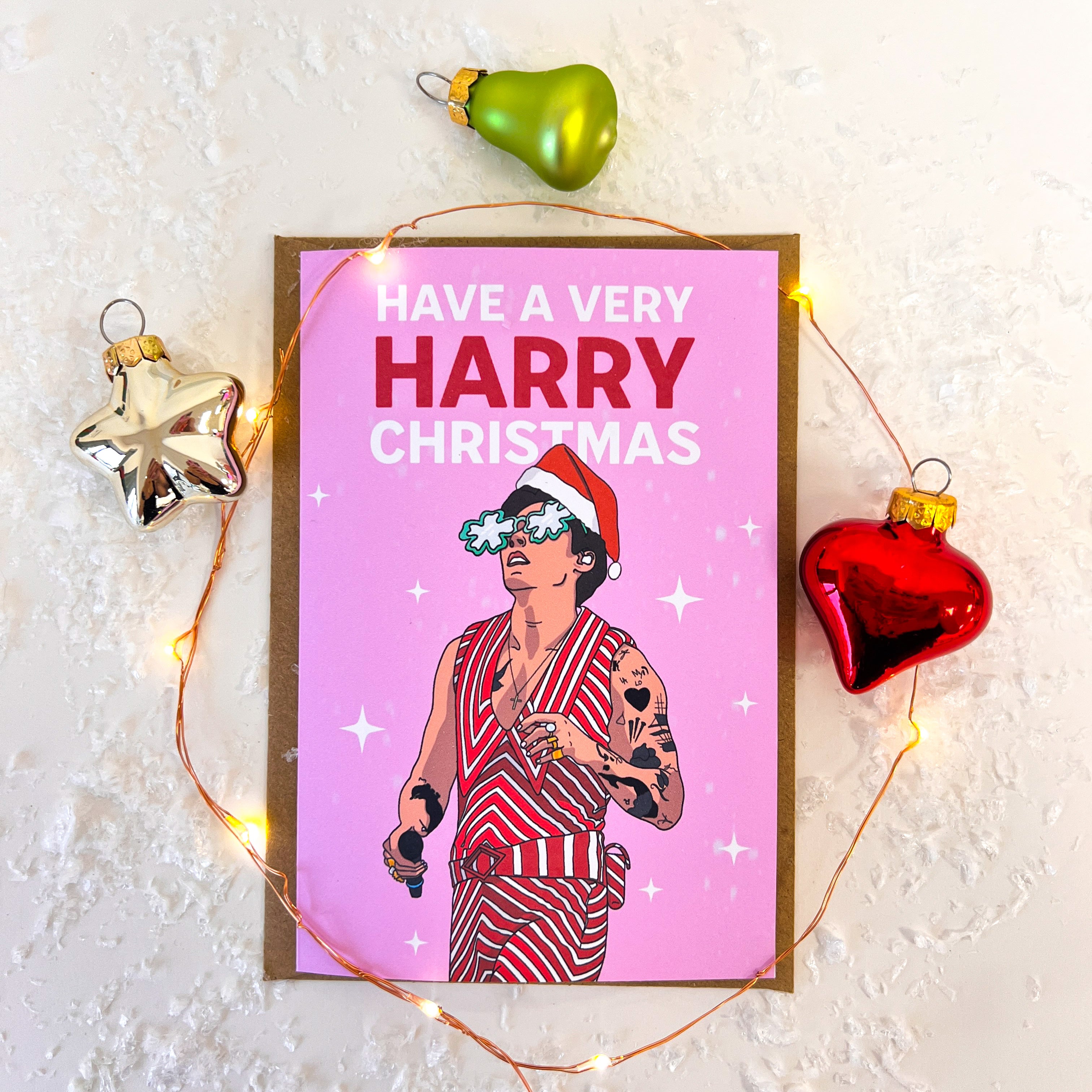 Ayez une carte de Noël Harry