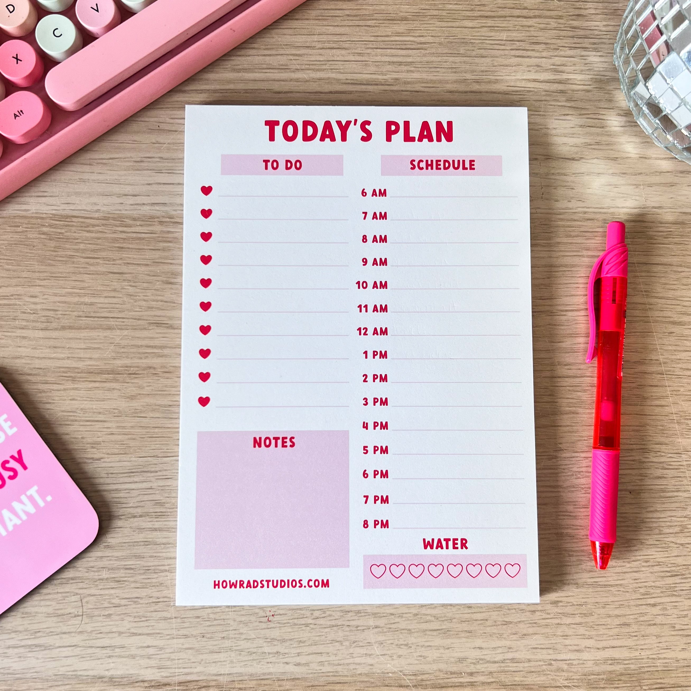 A5 Daily planner Notepad