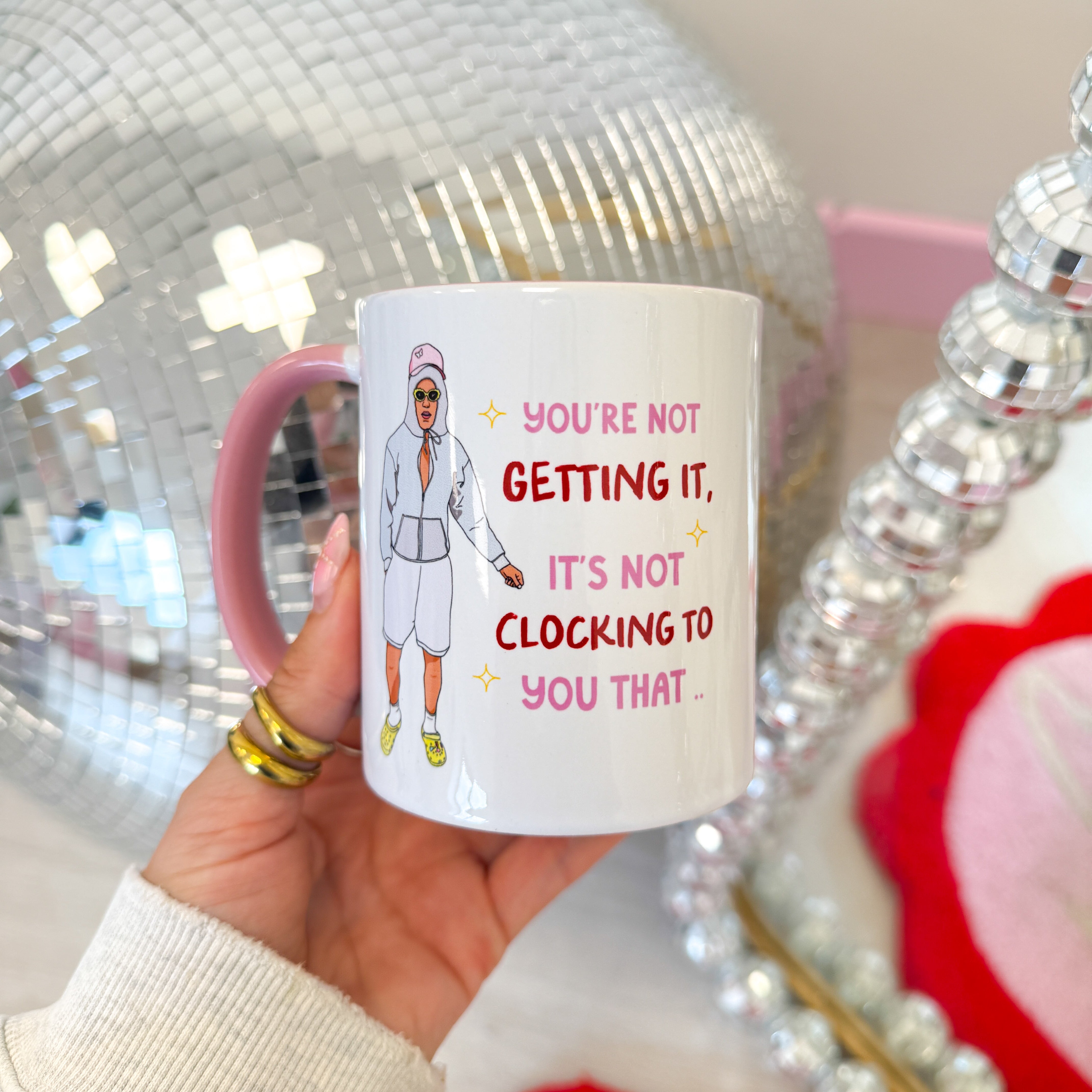 I'm standing on business mug