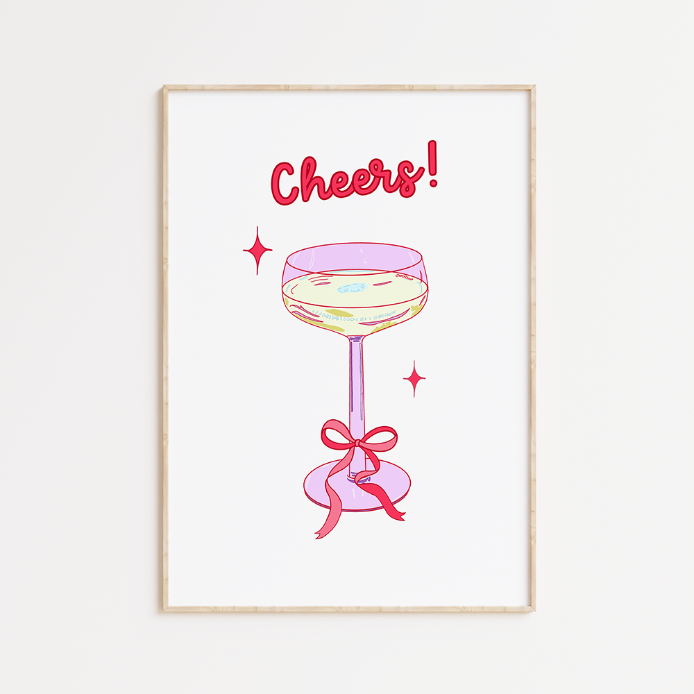 Cheers! coupe print