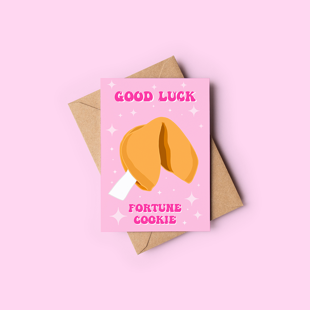 Fortune cookie card