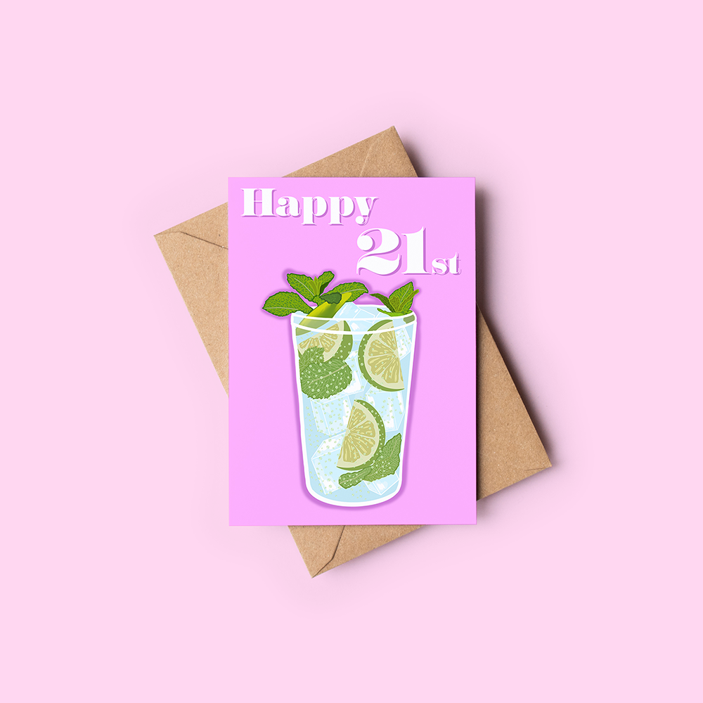 Mojito Birthday card