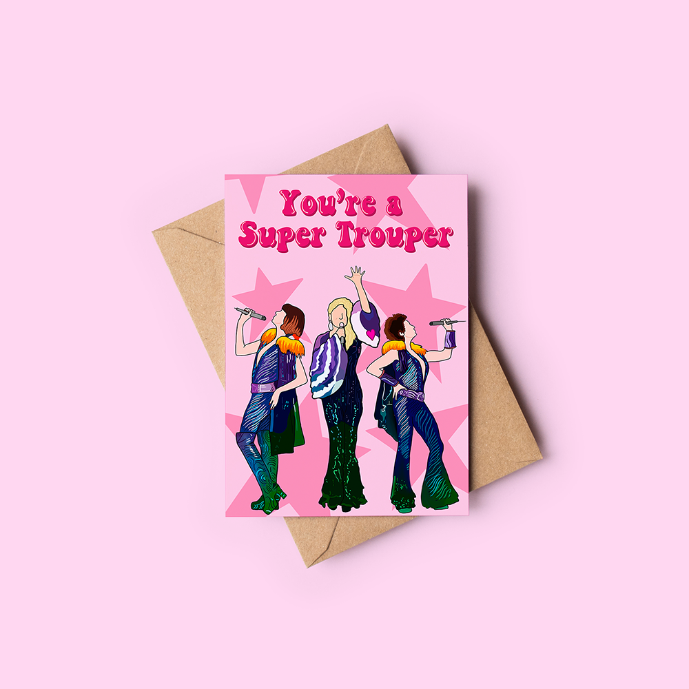 Super Trouper card