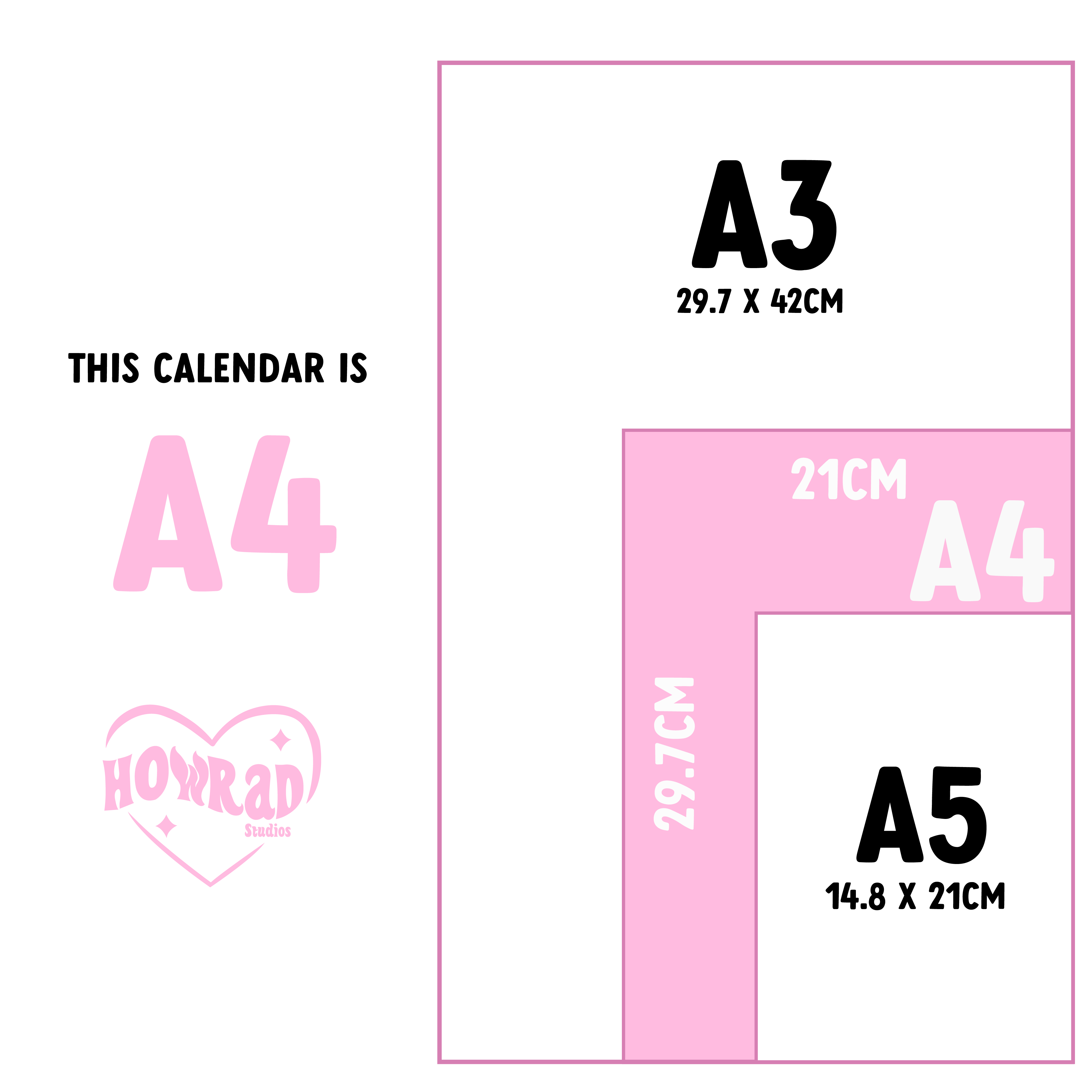 Funky calendar 2025 A4