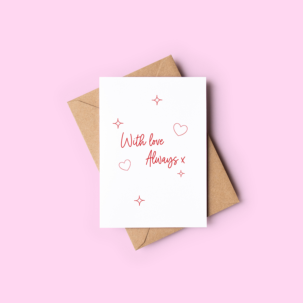 With love x Card