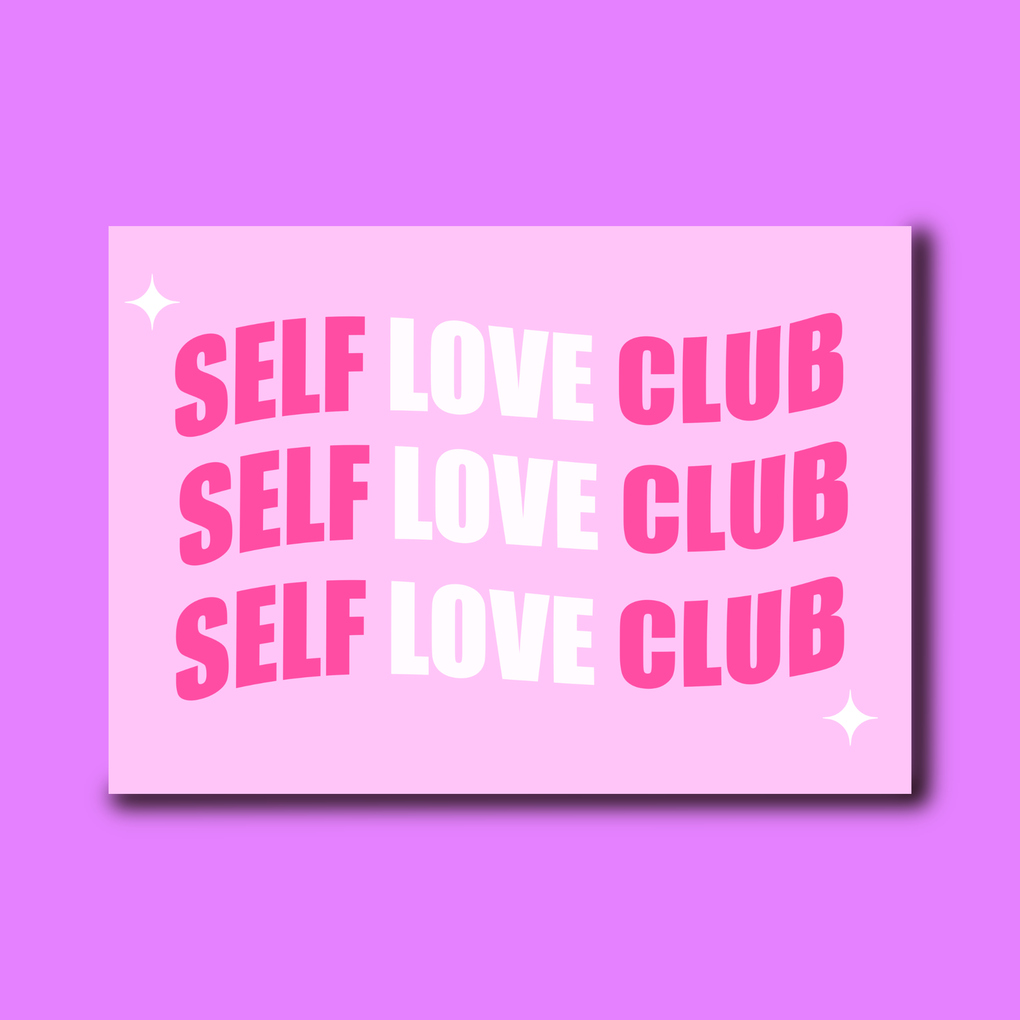 Self love club (colour variations)