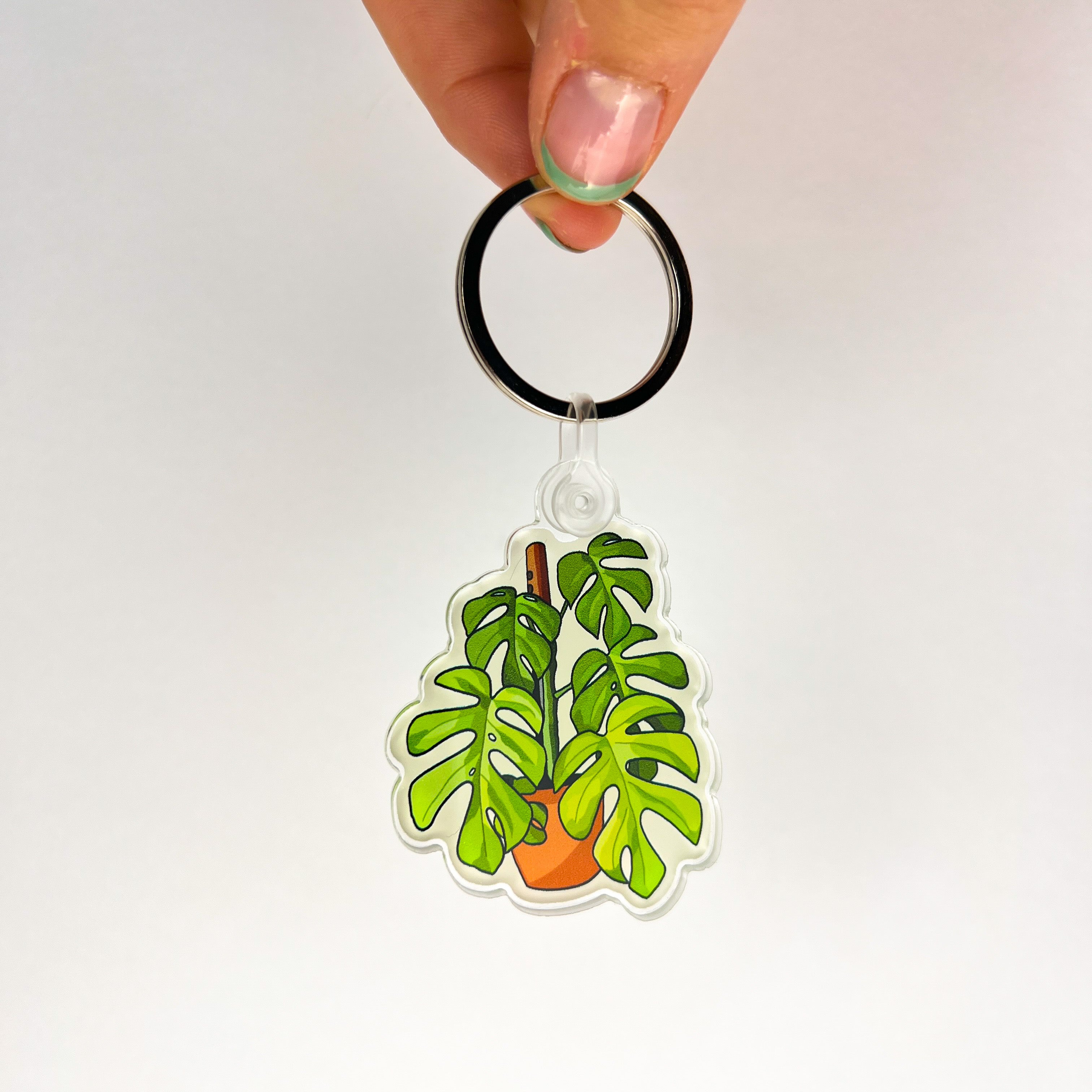 Plant keychain