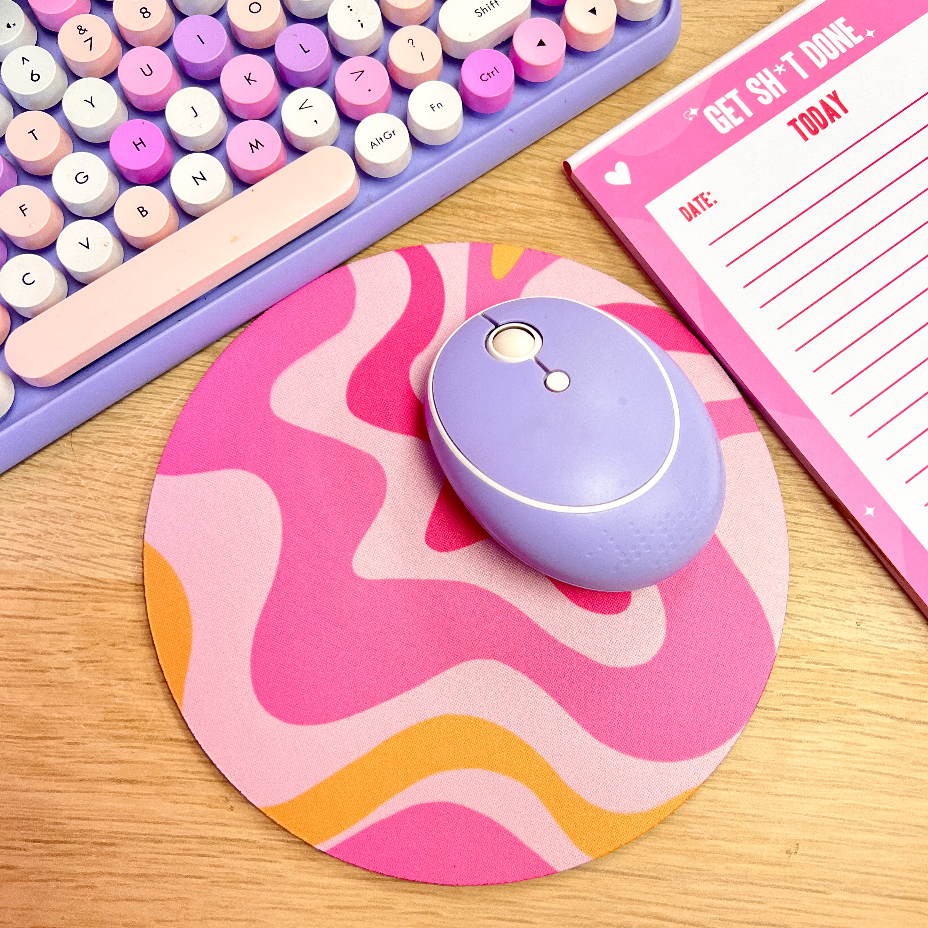 Funky mouse pad