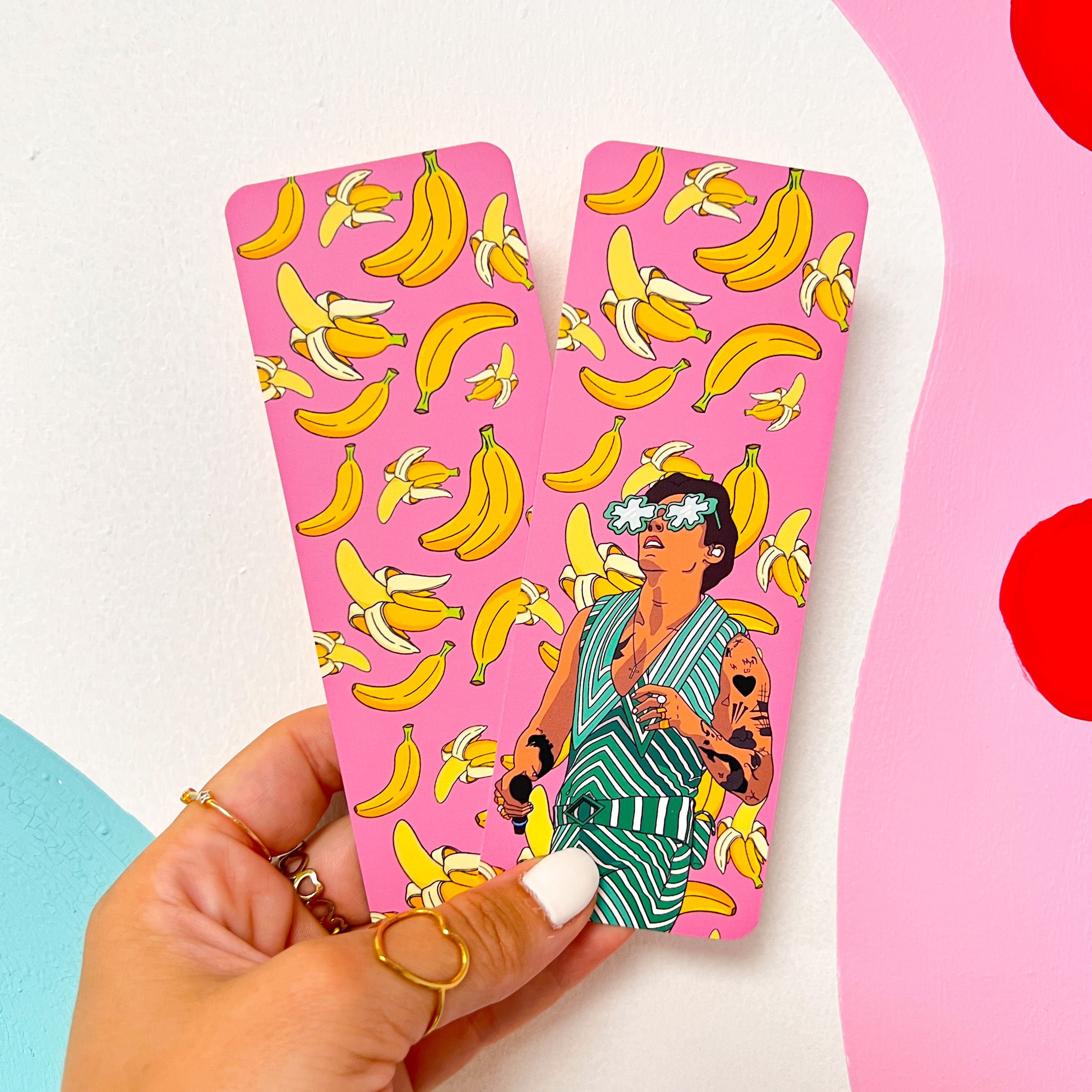 Two bananas bookmark 2x pack