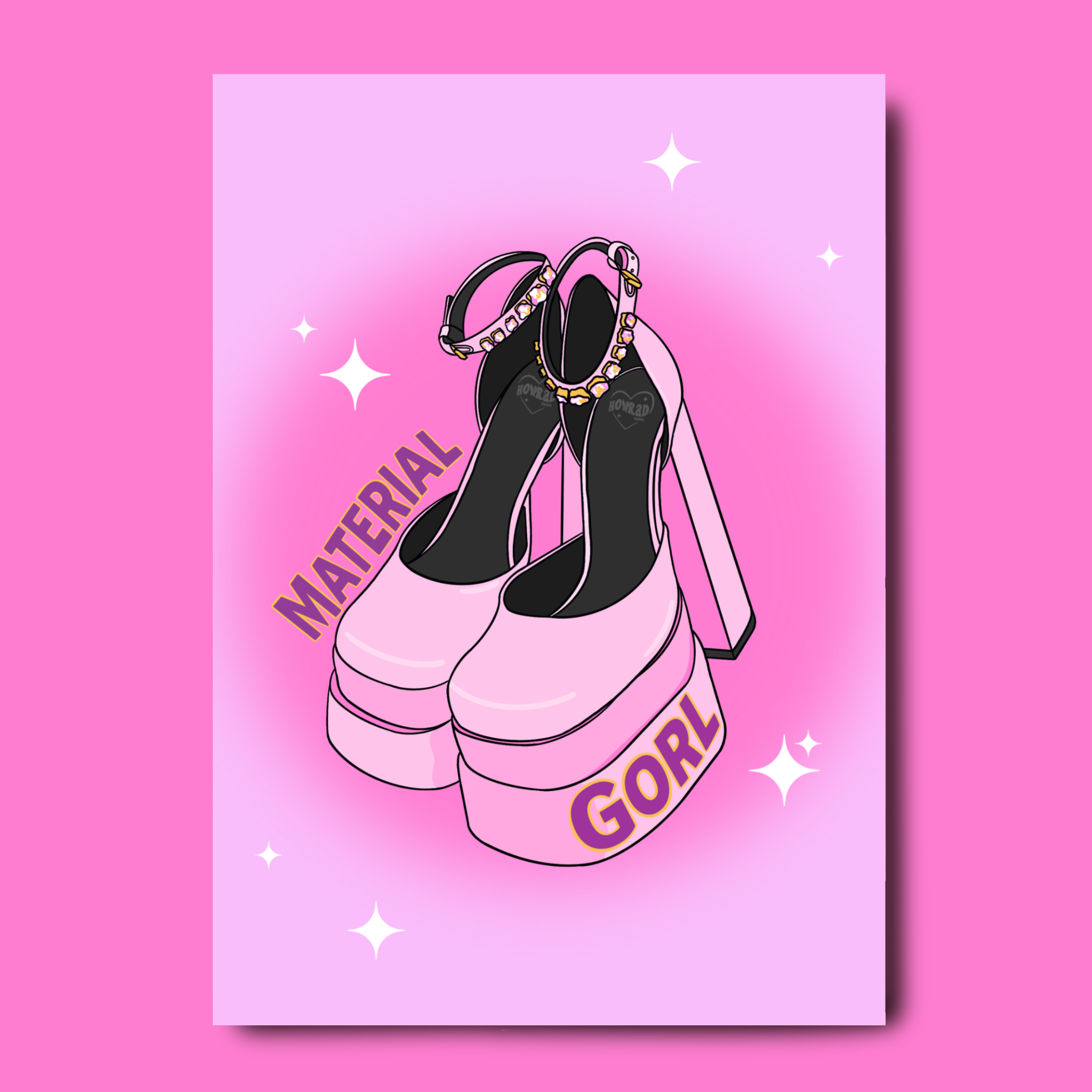 Material Gorl print