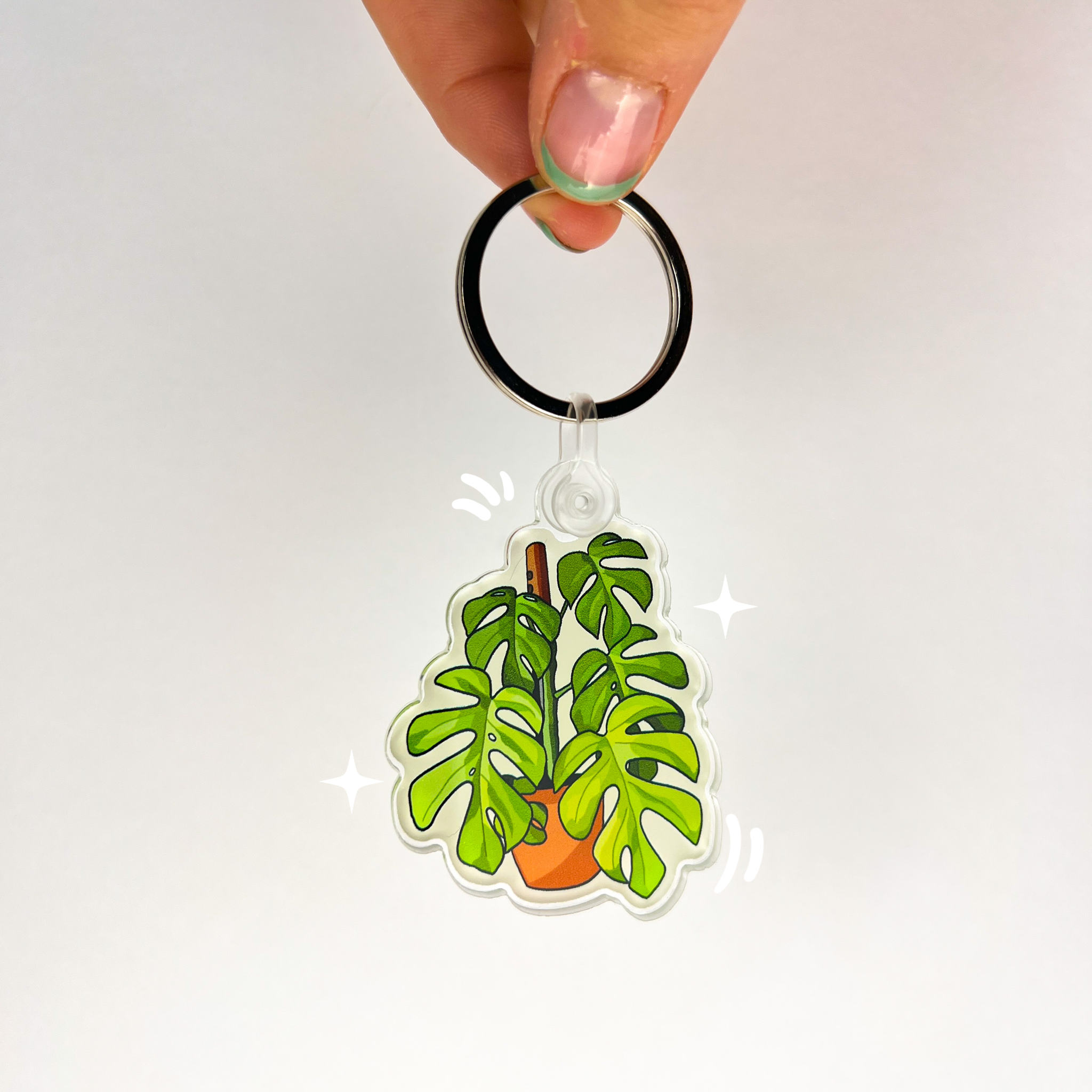 Plant keychain