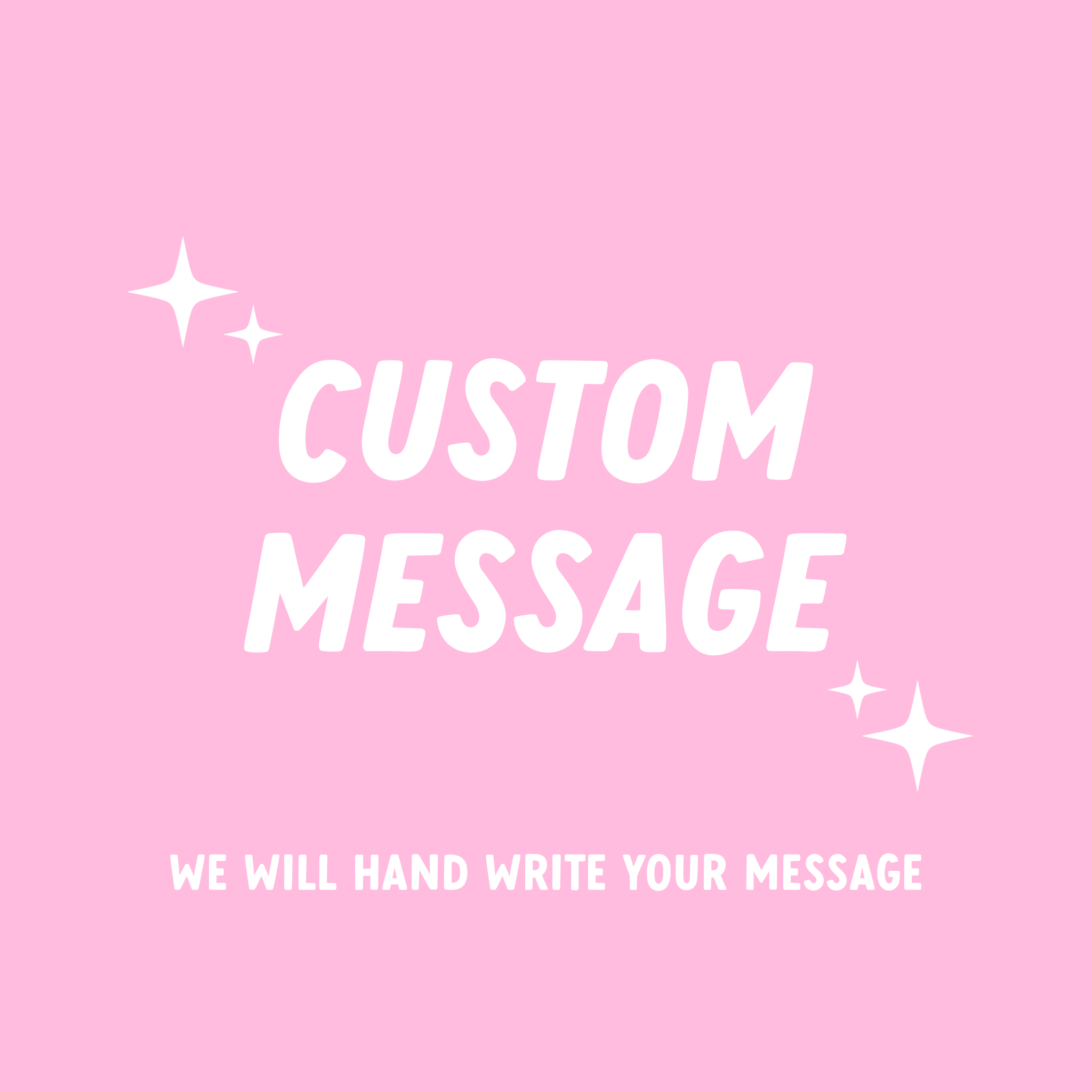 Custom message