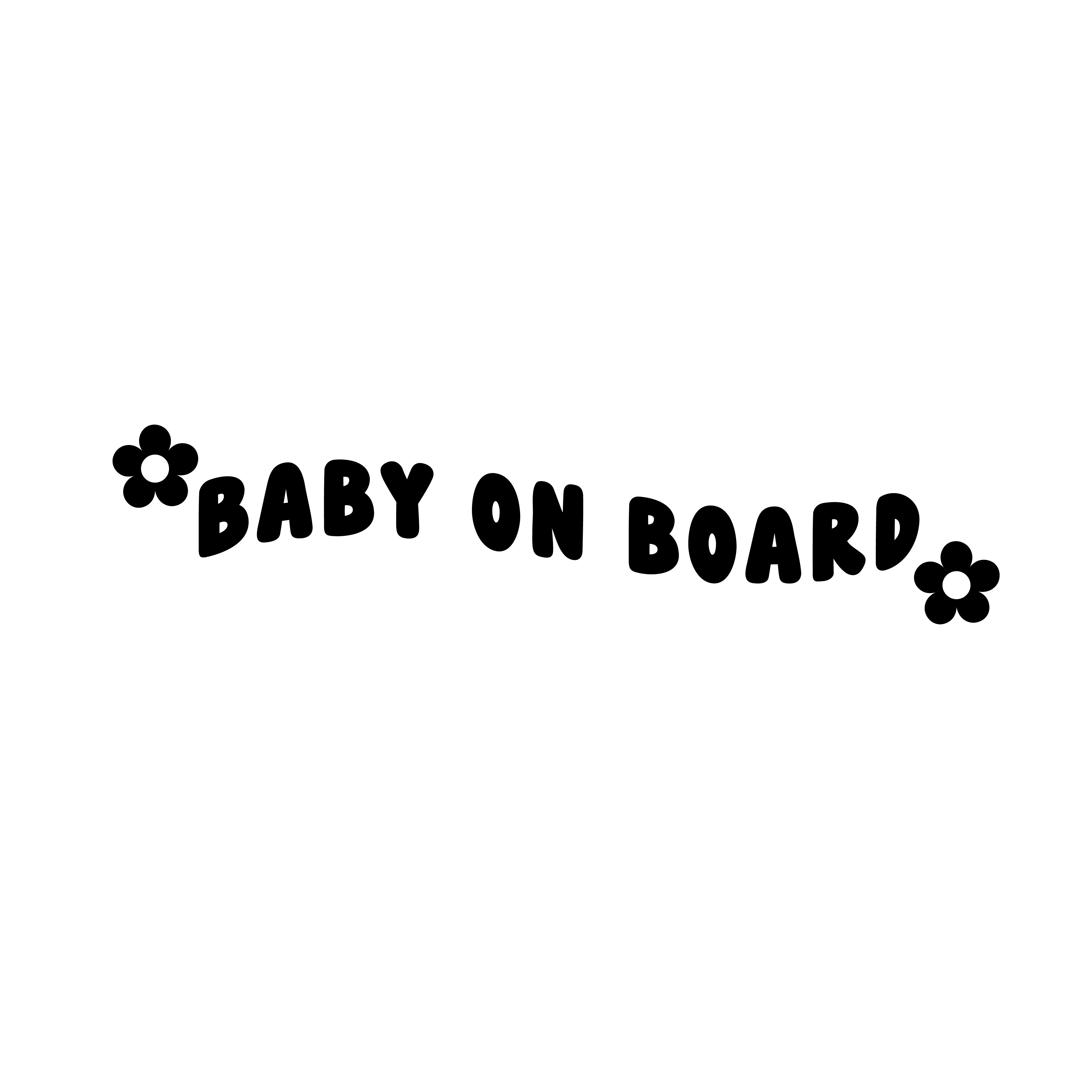Baby On Board decal