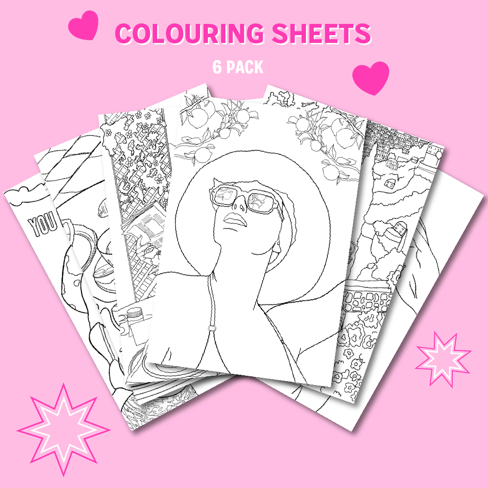 Colouring sheets