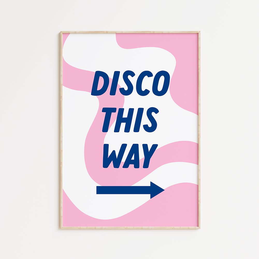 Disco this way – Blue print