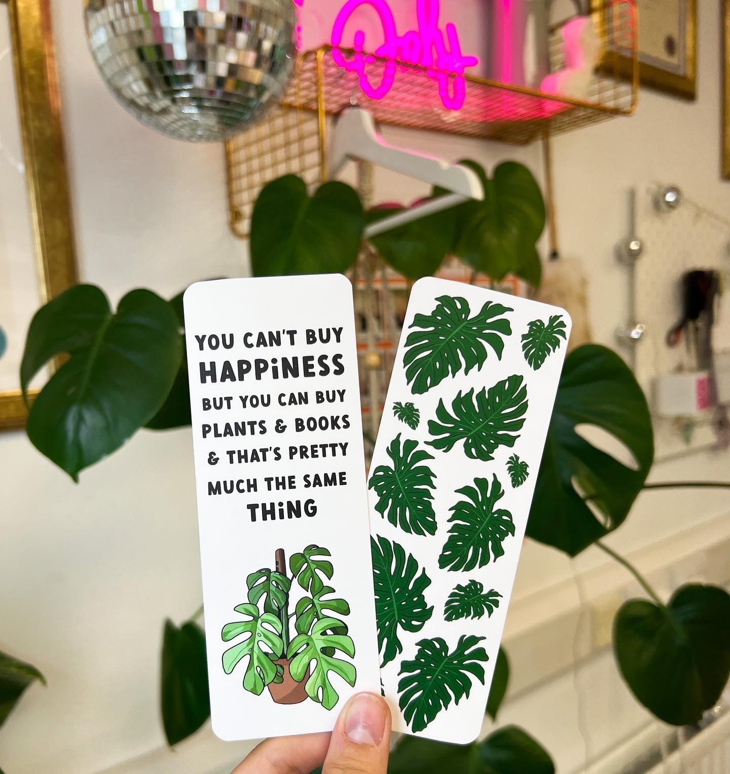 Plant Lady bookmark 2x pack