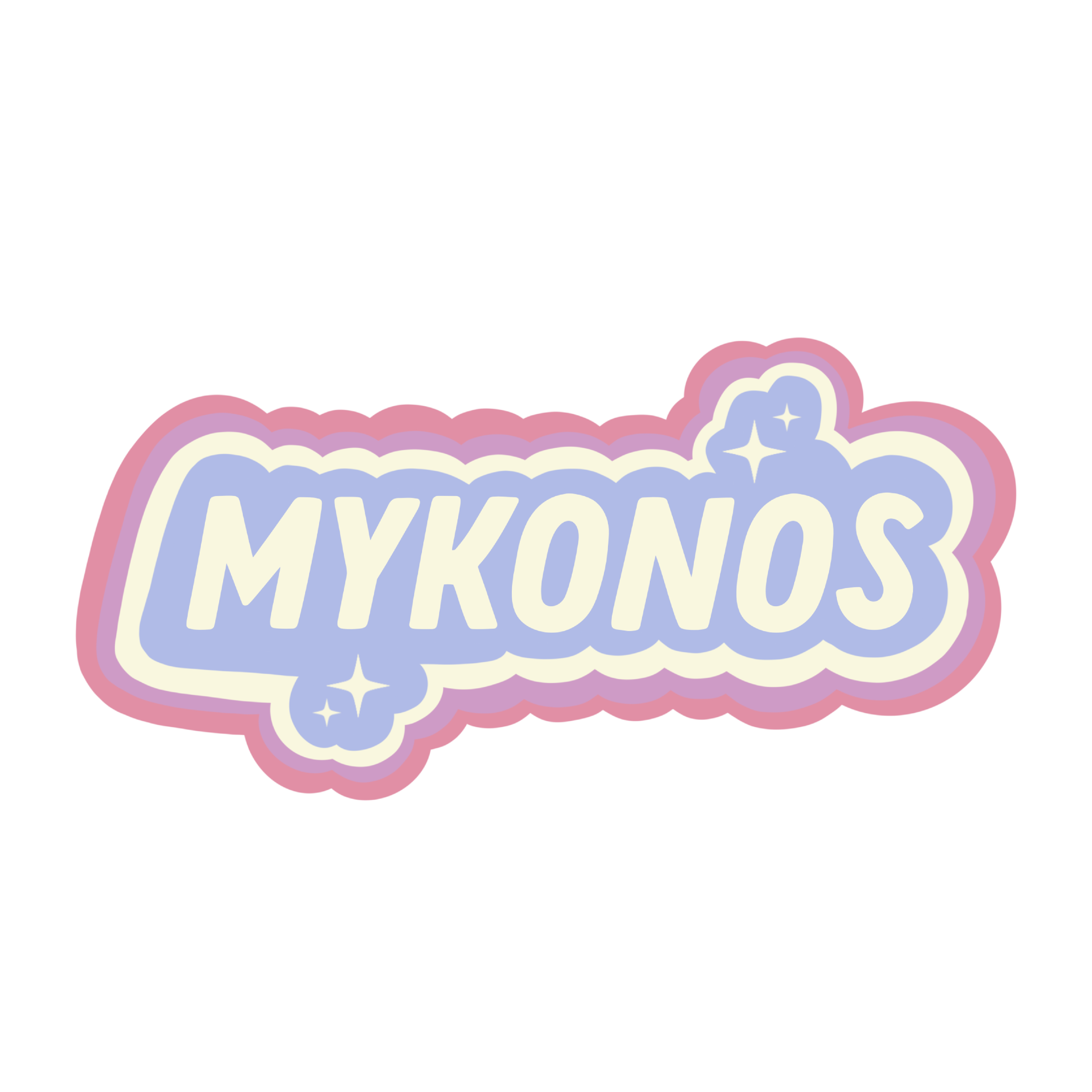 Mykonos Sticker