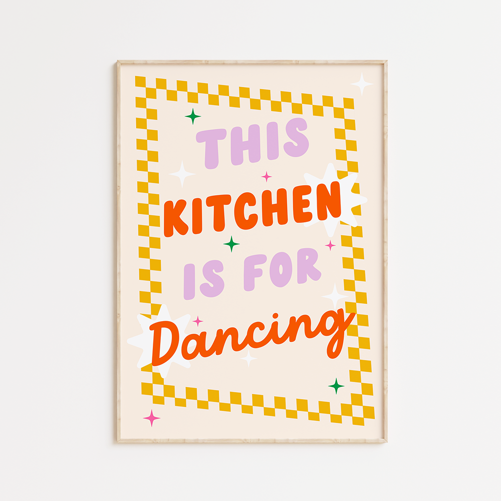 This _ is for dancing – gold print