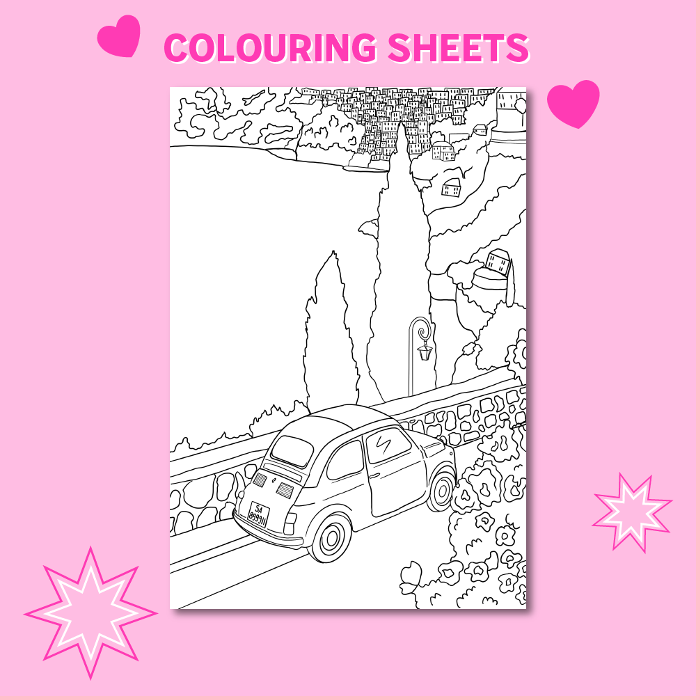 Colouring sheets